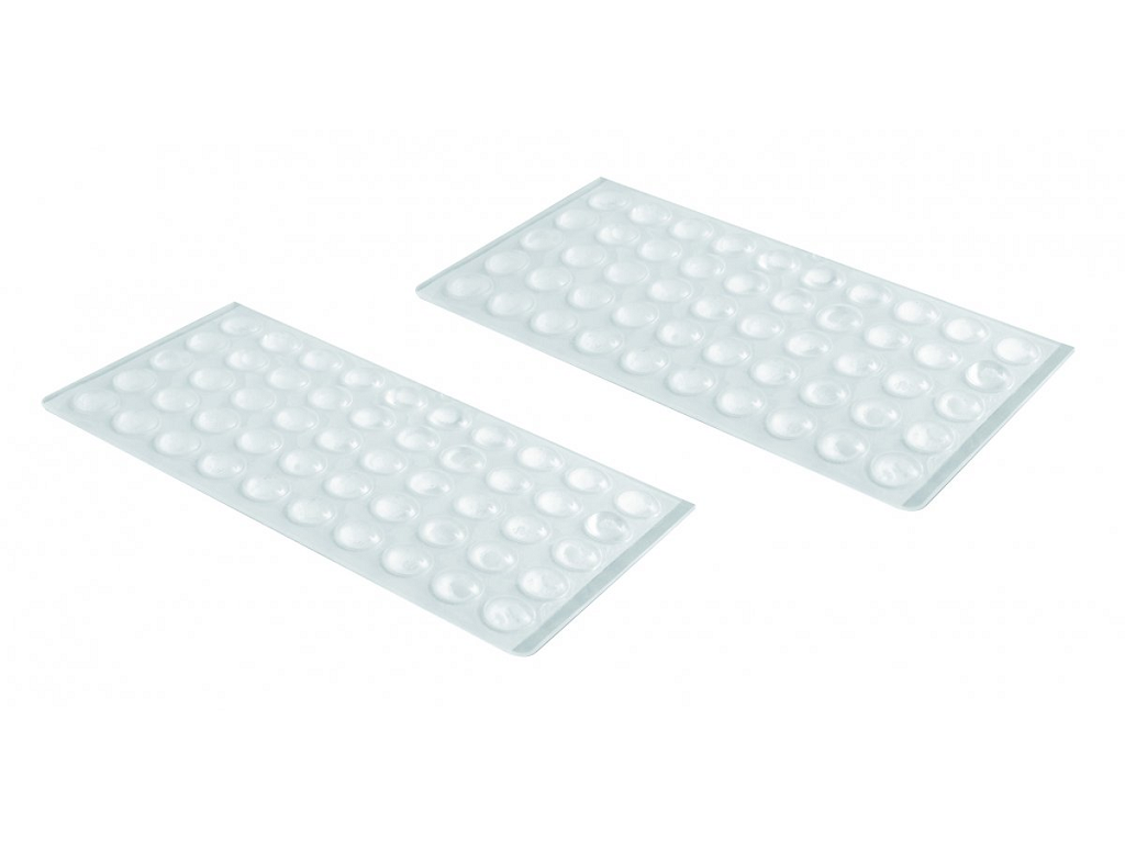 gtvamrbp10032.png PARACOLPI ADESIVI IN SILICONE TRASPARENTE VARIE MIISURE pz.50 | GTV - immagine 1