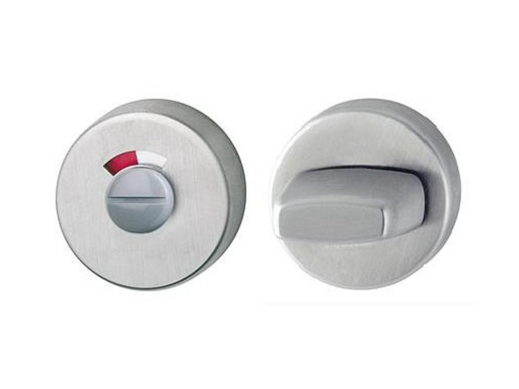 hop1704608.png Nottolino WC Q6 Rosetta Tonda D.50x10 Libero-Occupato Alluminio F1-Argento Hoppe - immagine 1