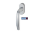 Maniglia per Finestra DK Atlanta Movimento 4 Scatti Nylon 7x35 Alluminio F1 Argento  Hoppe