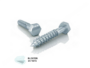 VITE LEGNO TE cl.4.8 DIN 571 UNI704 ZINCATO IN BLISTER mm.8,0 VARIE LUNGHEZZE  | TECFI