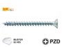 VITE TRUCIOLARE TSP IMPRONTA CROCE PZ1 ZINCATE IN BLISTERmm.3,0 VARIE LUNGHEZZE | TECFI - immagine 3