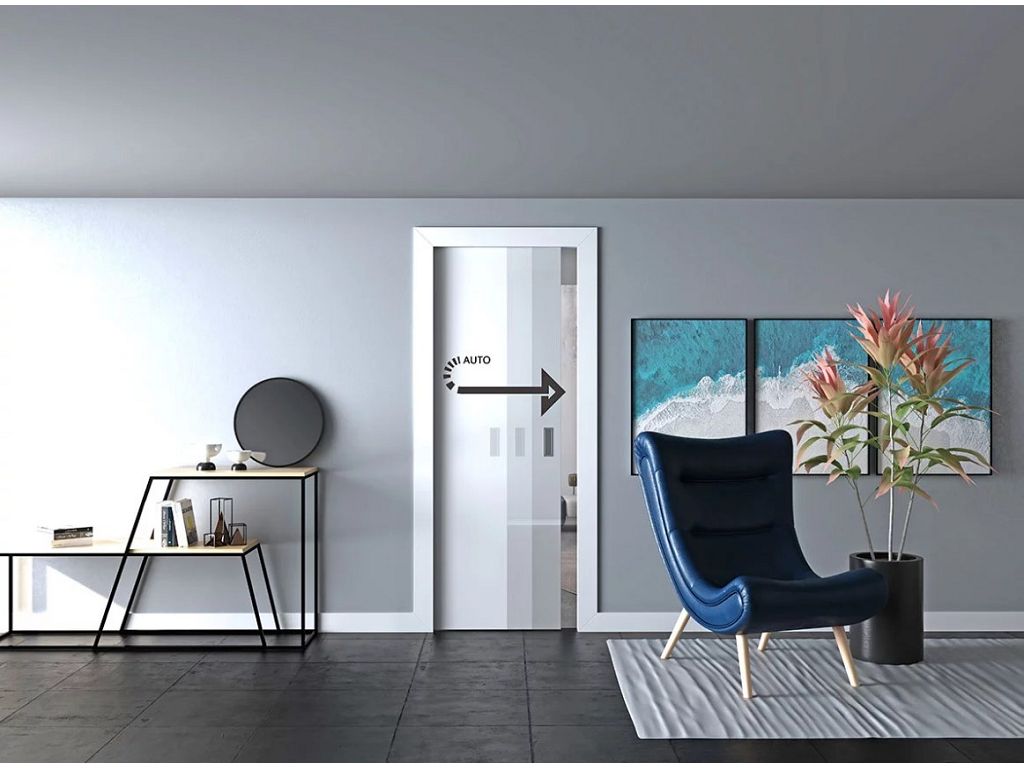Chiusura Automatica 0880 2 New Kit Klose per Sistema Porta Scorrevole Interno Muro   Koblenz - immagine 4