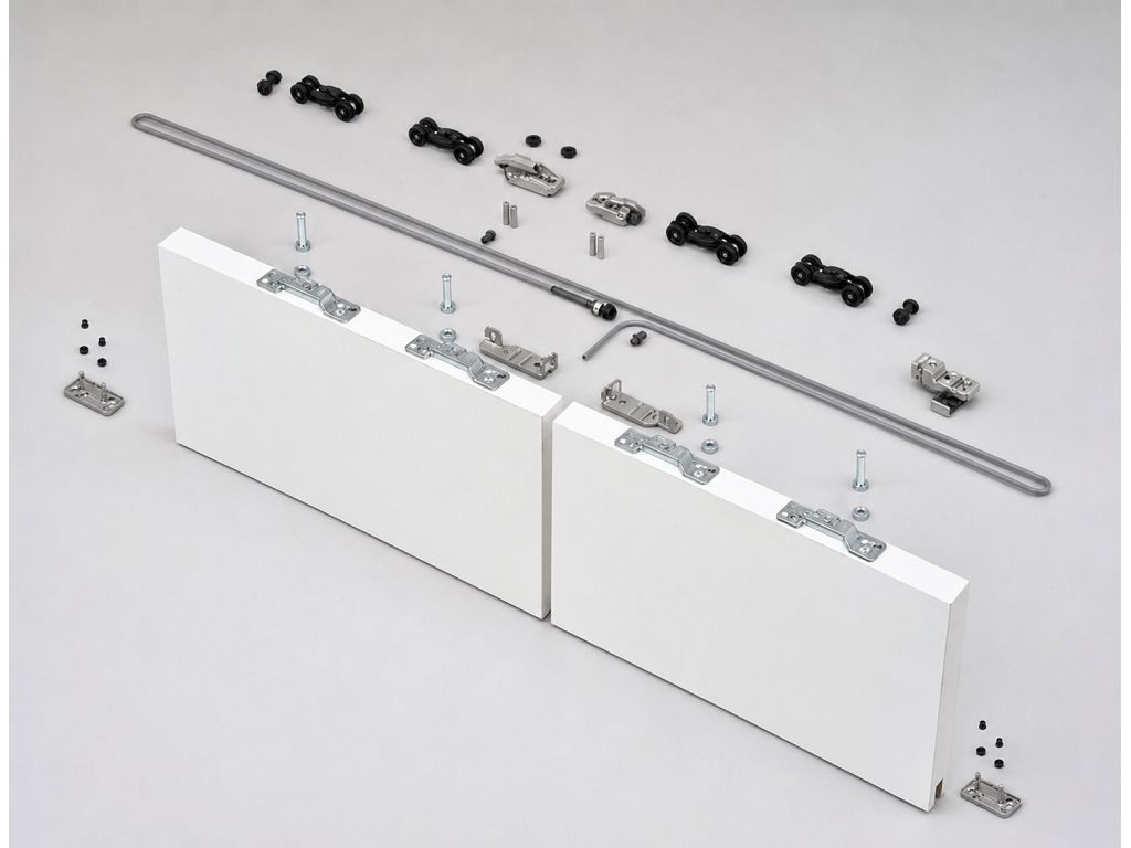 koblenz_sistema_scorrevole_apertura_simultanea_system_0550_2_per_2_ante.jpg Sistema Scorrevole Apertura Simultanea System 0550 2 Portata kg.240 per 2 Ante Koblenz - immagine 1