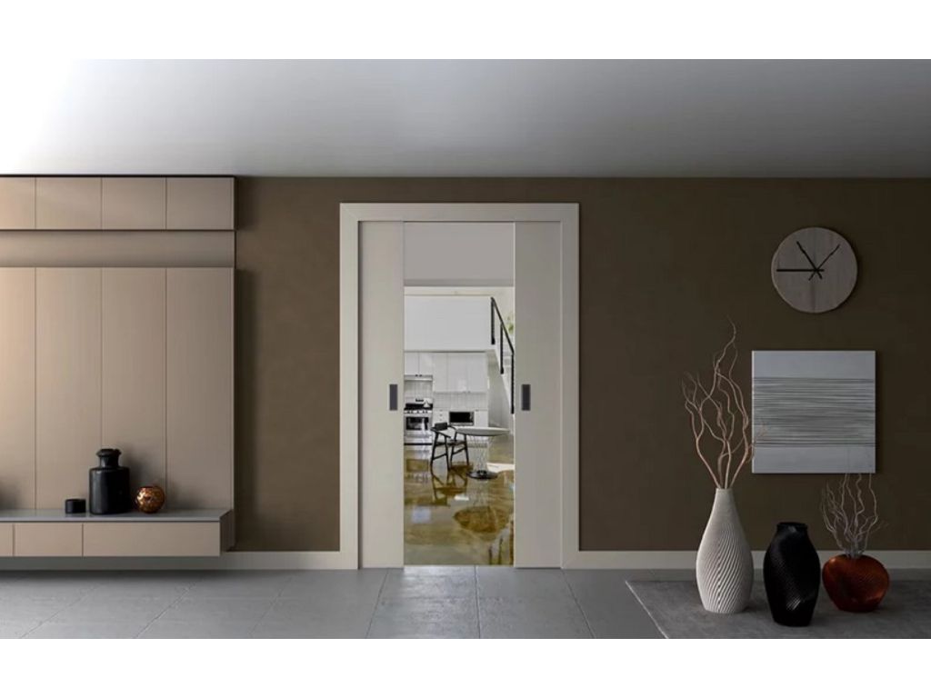 Sistema Scorrevole Apertura Simultanea System 0550 2 Portata kg.240 per 2 Ante  Koblenz - immagine 5