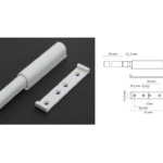 Cricchetto a Scatto Regolabile con Paracolpo mm.74+40x14,5 | Maco