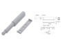 Cricchetto a Scatto Regolabile con Paracolpo mm.74+40x14,5 | Maco - immagine 2