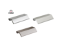 Maniglietta Mobile per Bordo Anta 3601 Interasse 96 mm.120x22x44h varie finiture | Mital