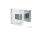 Coppia Pomolo Girevole Shiny Cristallo Rosetta Quadra D.50x50x6h varie finiture  Ento - immagine 2