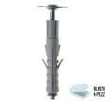 SB 9 L4 Tassello Nylon Espansione a Vite in Blister da pz.4 Prolungato a Vite PH / PZD | Fischer