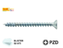 VITE TRUCIOLARE TSP IMPRONTA CROCE PZ1 ZINCATE IN BLISTERmm.3,0 VARIE LUNGHEZZE | TECFI - immagine 2