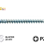 VITE TRUCIOLARE TSP IMPRONTA CROCE PZ2 ZINCATE IN BLISTER mm.5,0 VARIE LUNGHEZZE | TECFI