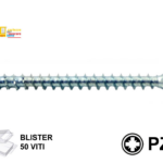 VITE TRUCIOLARE TSP IMPRONTA CROCE PZ2 ZINCATE IN BLISTER mm.3,5 VARIE LUNGHEZZE | TECFI