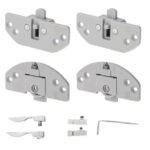 Scorribase Medio per Anta Completa Portata kg.40  Terno Scorrevoli