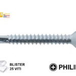 VITE AUTOPERFORANTE TSP PH2 ZINCATA IN BLISTER mm.3,9 VARIE LUNGHEZZE | TECFI