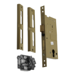 Elettroserratura Infilare Foro Yale per Cilindro Europeo Bordo Quadro Frontale 22x265 Verniciata Varie Entrate | Yale