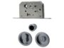 Maniglia Incasso Tondo Porta Scorrevole modello Open d.57/48 con Nottolino+Serratura E50 varie finiture | Colombo Design - immagine 2