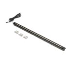 Lampada orientabile LED Syrma da incasso 410mm Bianco Caldo 2700K Alluminio e Tecnoplastica Nero Opaco Emuca