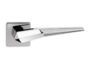 Maniglia Plisse' Rosetta Quadra d.50x50x6h Bocchetta Foro Chiave CR-Cromo Lucido | Ento