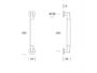 Maniglione Tube Interasse 300 mm.320x61h CR-Cromo Lucido  Ento - immagine 2
