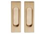 Maniglia Incasso Rettangolare Porta Scorrevole modello K403CT03 mm.40x150 Senza Foro Chiave 2A-Cromo Lucido  Comit