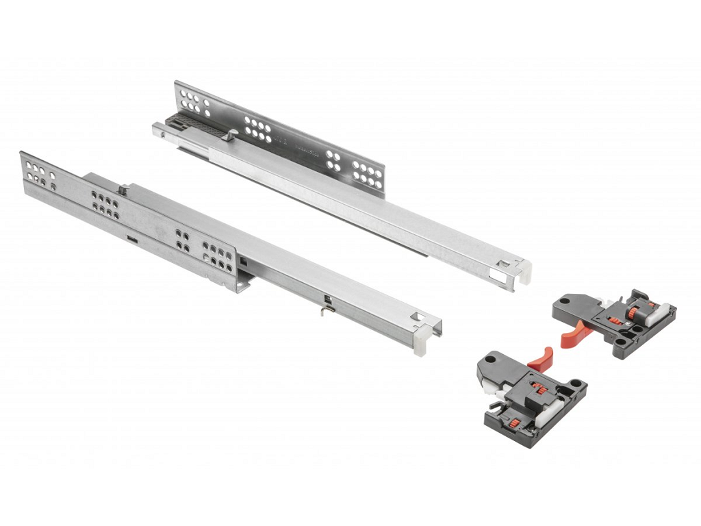 gtvpb3d0shx18400h.png Guide per cassetti Modern Slide 3D autochiusura estrazione totale portata kg.30 varie lunghezze | GTV - immagine 1