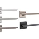 Maniglia Cedro SQ R6 Rosetta Quadra d.50x50x6h Bocchetta Foro Chiave varie finiture   Ento
