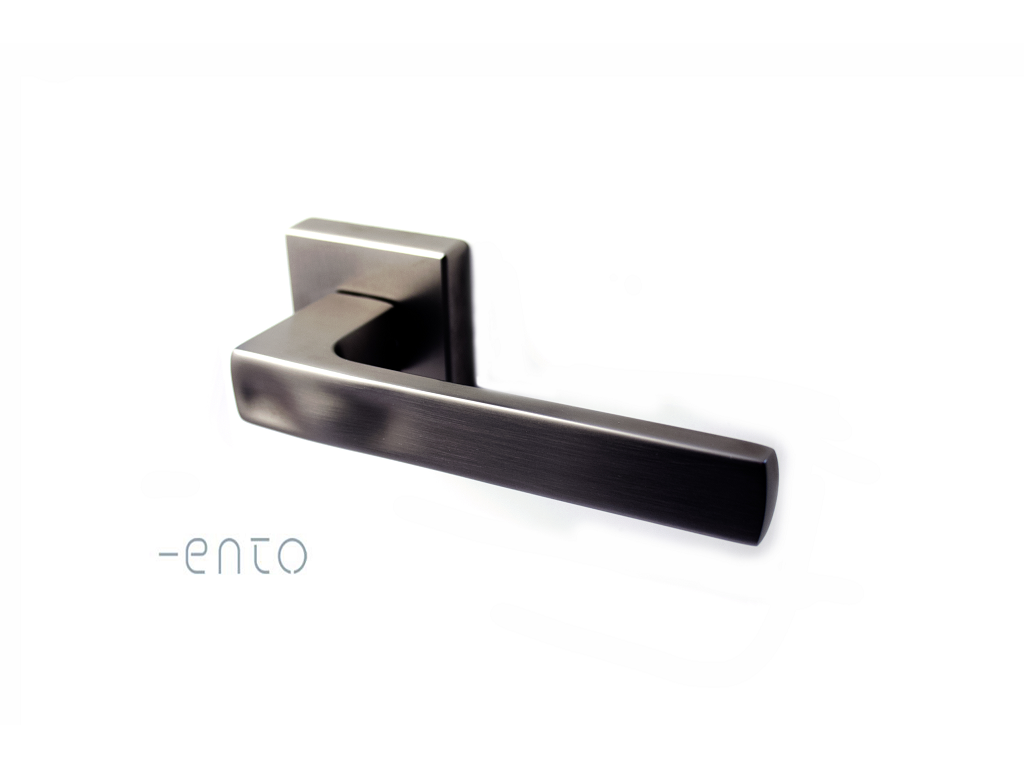pss6175rbhgr.png Maniglia Sand SQ R6 Rosetta Quadra d.50x50x6h Bocchetta Foro Chiave varie finiture Ento - immagine 1
