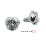 Pomolino Mobile Rosa d.28/8x25h 1cristallo d.14 Bianco Swarovski+Crl   Besana Tech