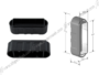 Pozzetto per Contropiastra G183-G385-G508 in Nylon | Bonaiti - immagine 4