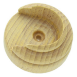 Rosetta a Parete d.35 Legno Naturale | Cad