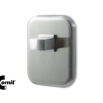 Nottolino wc Q8 Rosetta Rettangolare mm.62x78x4h + Borchia  NOT506 varie finiture  Comit
