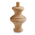 Piede in Legno Ontano per Restauro Spinotto Ø22 mm.90x135 | Cof