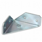 Reggirete Angolare MA10 con 3 Fori mm.105x72x32h Zincato