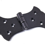 Cerniera Piana mm.85x50 Ferro/Nera  Cof103
