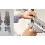 Adattatore +Trascinatore Tip-On Blumotion Set per Movento/ Legrabox 350-750 Mm L1 Portata kg.0-20 | Blum