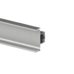 Profilo Gola Verticale Curvo Centrale per Mobili da Cucina mm.43,3x66,5 mm.2550h Alluminio Anodizzato Opaco  Emuca