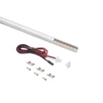 Profilo Led da Appoggio Linea Pyxis mm.10x12,5 cm.290 24v 8w mt. Strip Led 160 led/metro Varie Finiture 2700k Emuca