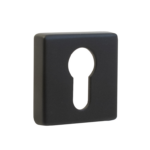 Bocchetta Quadra Foro Yale per Cilindro Europeo mm.50x50x6h varie finiture  Ento