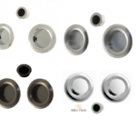 Maniglia Incasso Porta Scorrevole Tonda Twin d.65/48 Cieca varie finiture | Ento