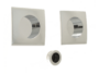 Maniglia Incasso Porta Scorrevole Quadra Patch d.65x65/48 Cieca varie finiture | Ento - immagine 2