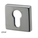 Bocchetta Quadra Foro Yale per Cilindro Europeo mm.50x50x10h AISI304 Acciaio Inox varie finiture | Fimet Maniglie