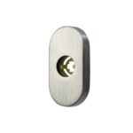 Rosetta Ovale d.60x30x10h AISI304 Inox Satinato   Fimet Maniglie