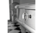 POMOLINO MOBILE CRISTALLO DELUXE KNOB TRASPARENTE/CROMO VARIE MISURE |  GLASS DESIGN - immagine 3