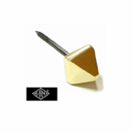 CHIODO QUADRO PIRAMIDE ROMANO DA 20x20/25x25 mm. OLV (Ottone Lucido Verniciato) prodotta da GRA RIVADOSSI
