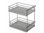 Cestello Laterale Movixpro 2 Ripiani per Cucina senza Binari Antracite Ral 7025 mm.300/ 400 / 500 | GTV - immagine 2
