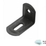 Piastrina ad Angolo Verniciata Nera Larghezza 22 mm.36x28 in Blister da pz.4 | Sipa
