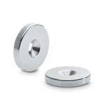 Magnete Permanente Neodimio Disco Foro Svasato d.3,2 varie misure  Italfit Magneti