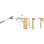 Asta Kraby Frizionata per Anta mm.164 N90 Beige  Livenza
