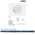Faretto Incasso Led Sydney Ip20-44 230v 7w 600lm 100º mm.95/X57,5h Tricolor 3000k-4000k-6000k | Lampo