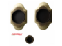 Maniglia Incasso Tonda Allungata Porta Scorrevole modello 1018T d.97x59/48 Senza foro chiave MBR-Brunito Opaco | Mandelli